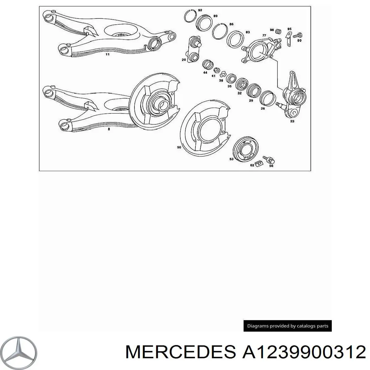  Mercedes A1239900312 цена, от 35.94 USD