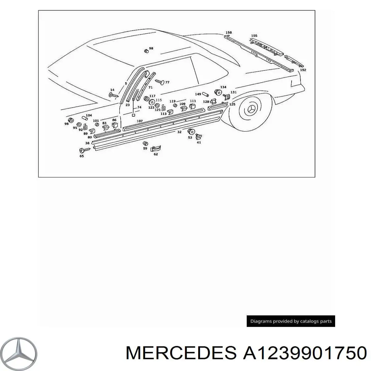 A1239901750 Mercedes 