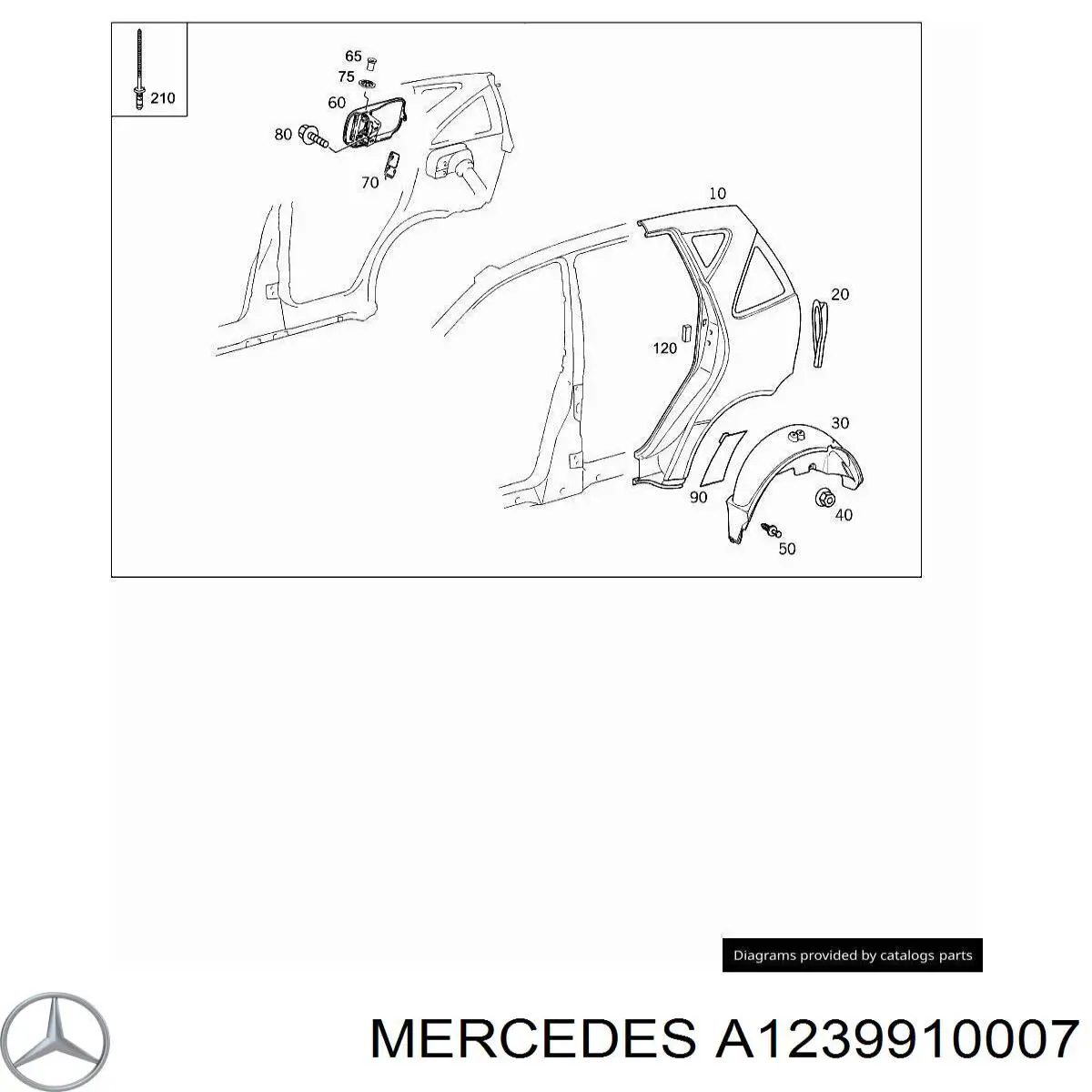  A1239910007 Mercedes