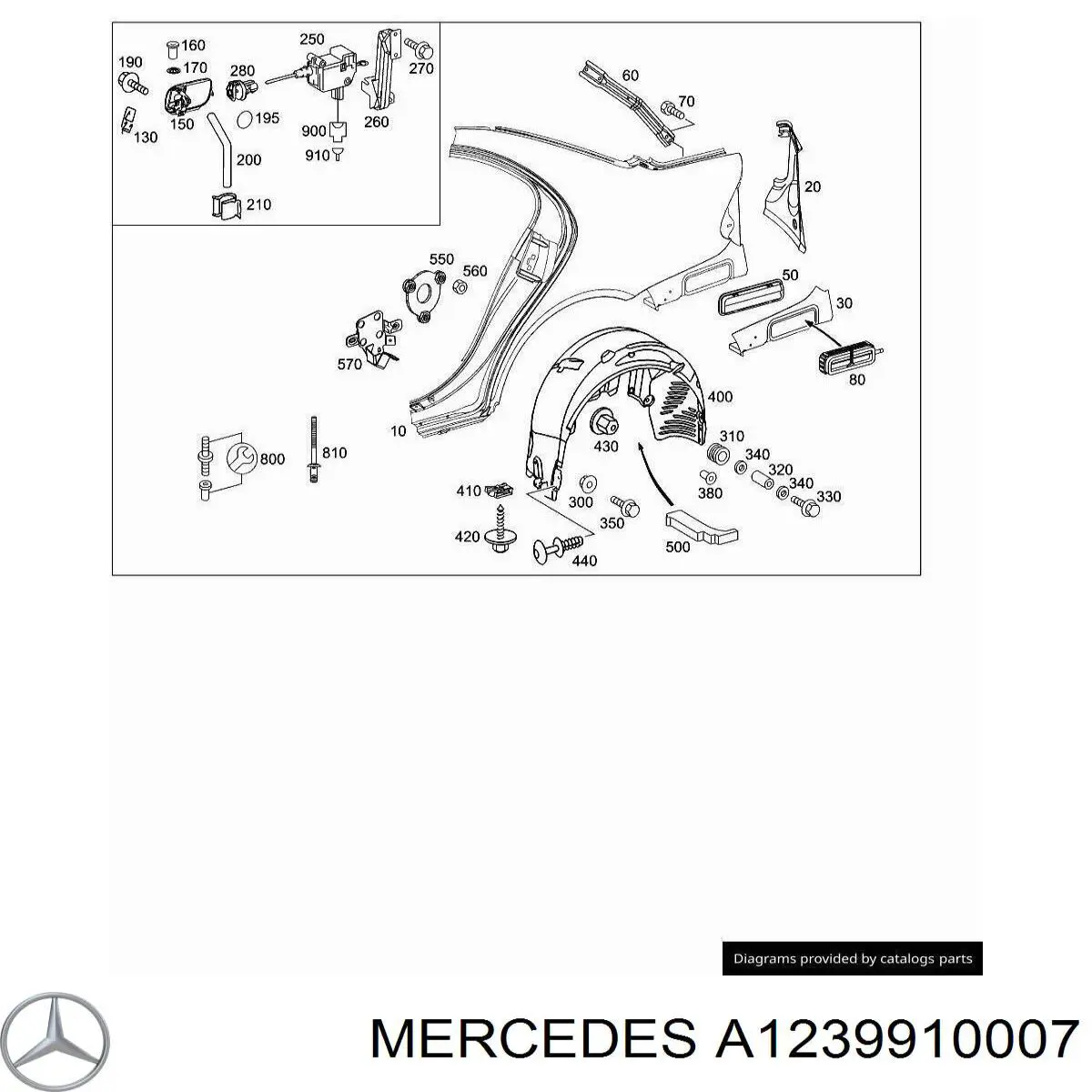  Mercedes A1239910007 цена, от 1.71 USD