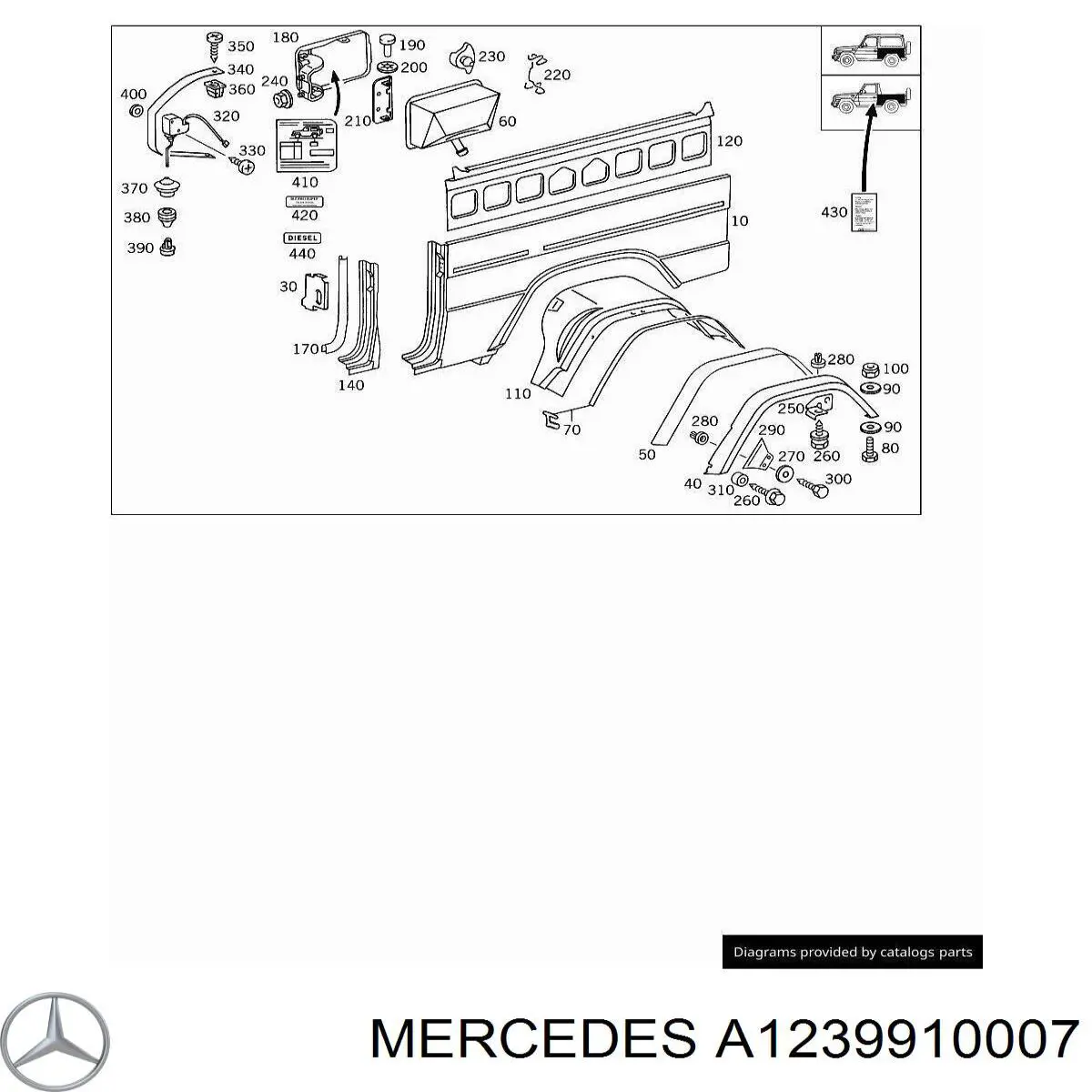 Купить A1239910007 Mercedes 