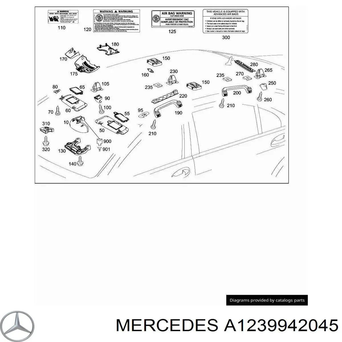 Mercedes A1239942045 цена, от 2.11 USD