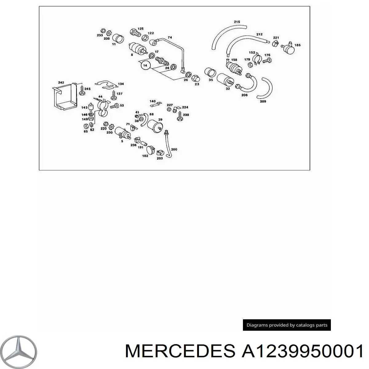  A1239950001 Mercedes