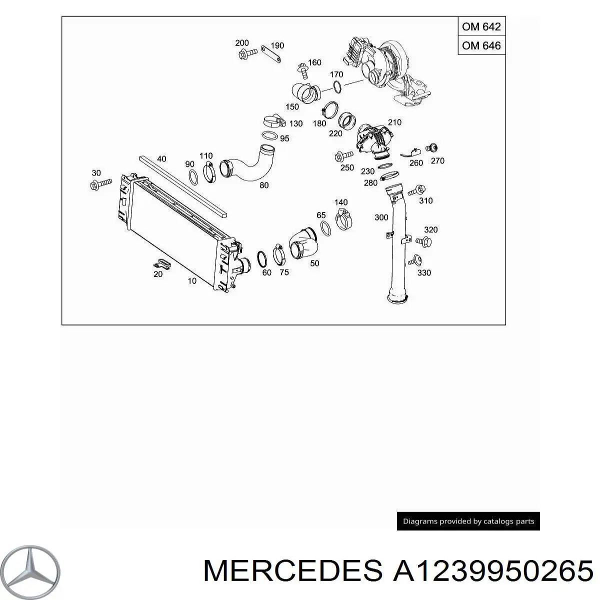 Купить A1239950265 Mercedes 