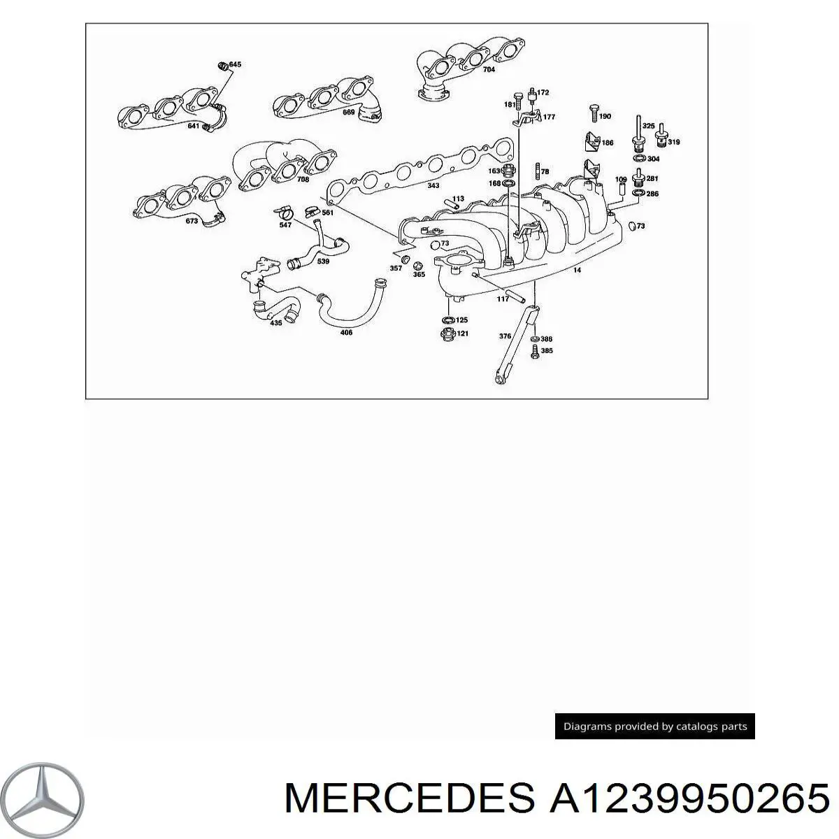  Mercedes A1239950265 цена, от 2.82 USD