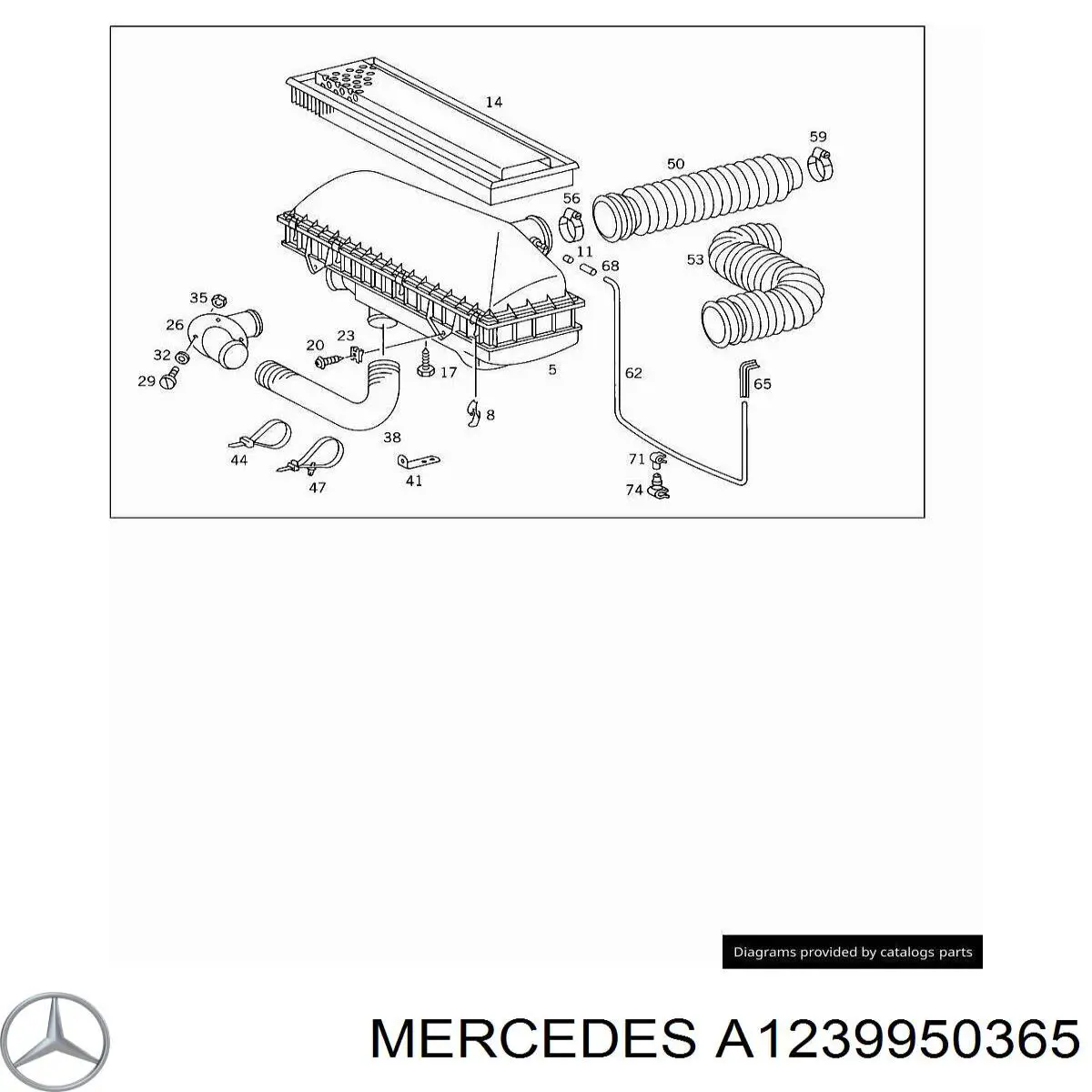  Mercedes A1239950365 цена, от 0.41 USD
