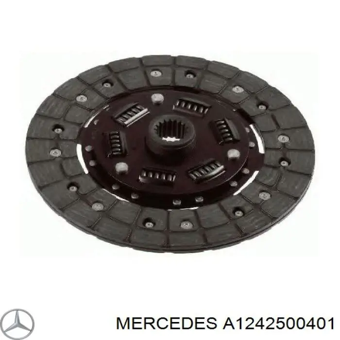 Купить A1242500401 Mercedes Комплект сцепления (диск, корзина, подшипник)