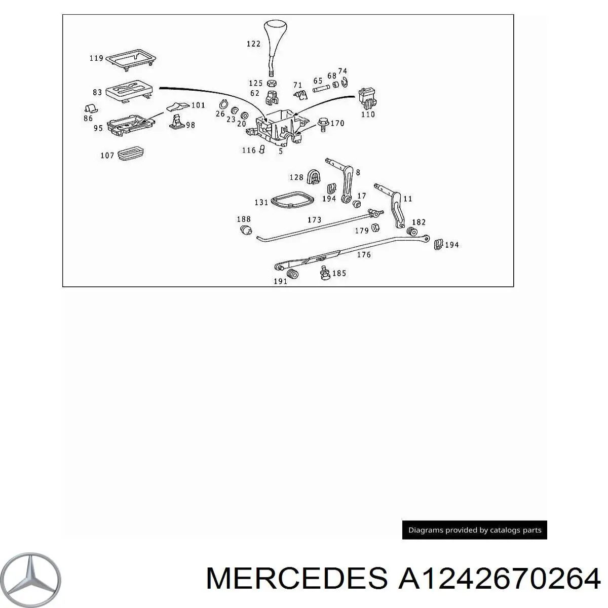  Mercedes 1242670264 цена, от 10.13 USD
