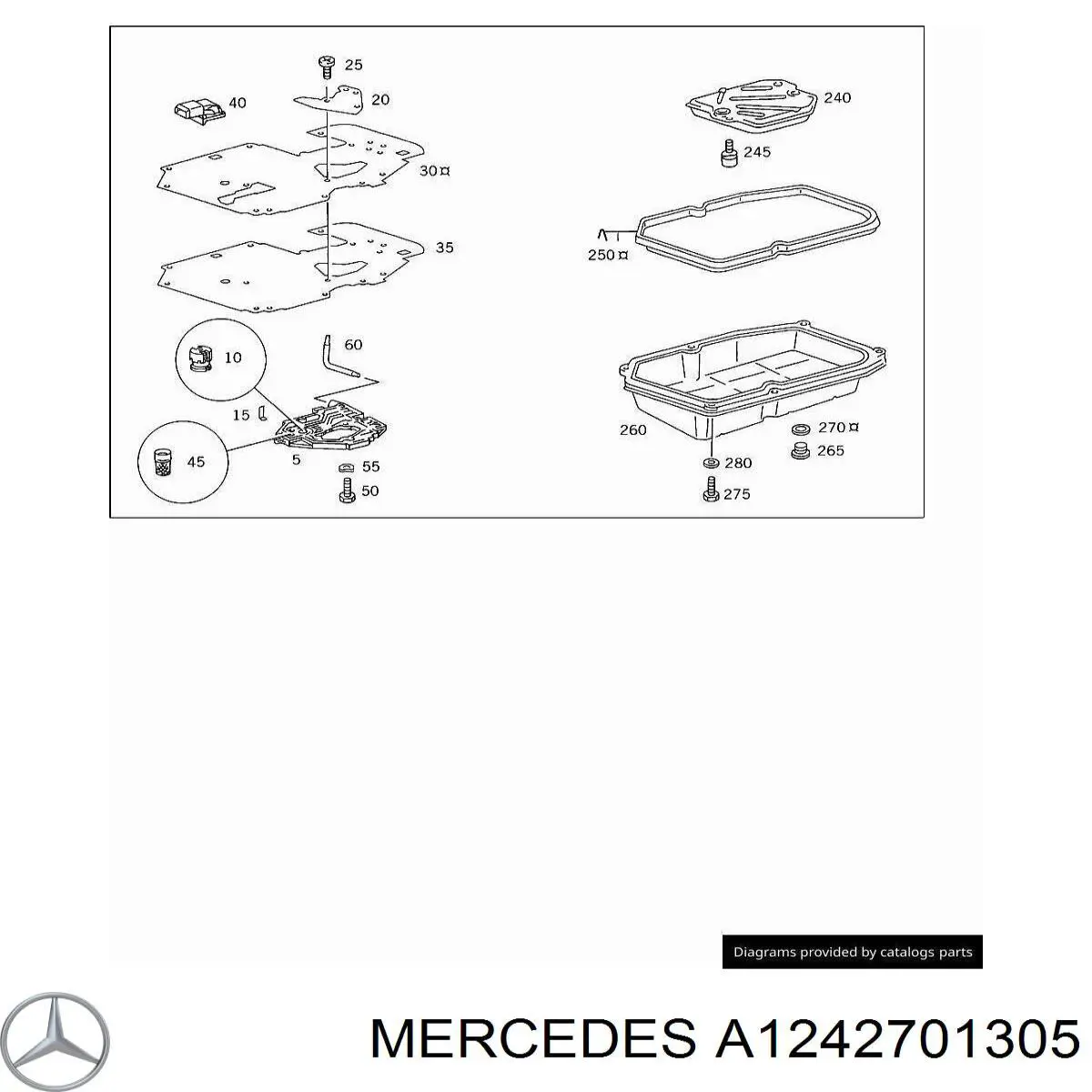 A1242701305 Mercedes 