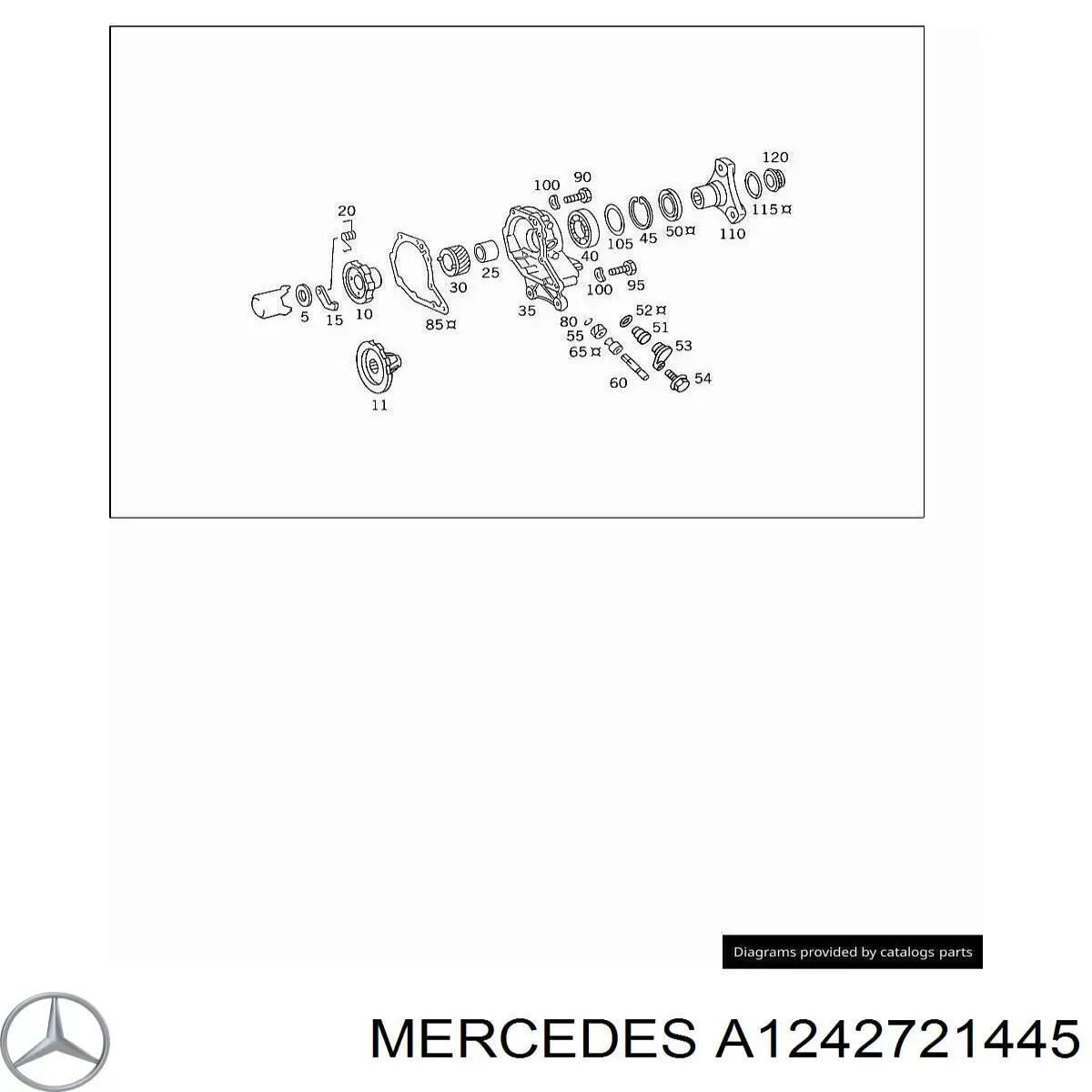 Фланец АКПП/МКПП задний Mercedes A1242721445 цена, от 19.00 USD