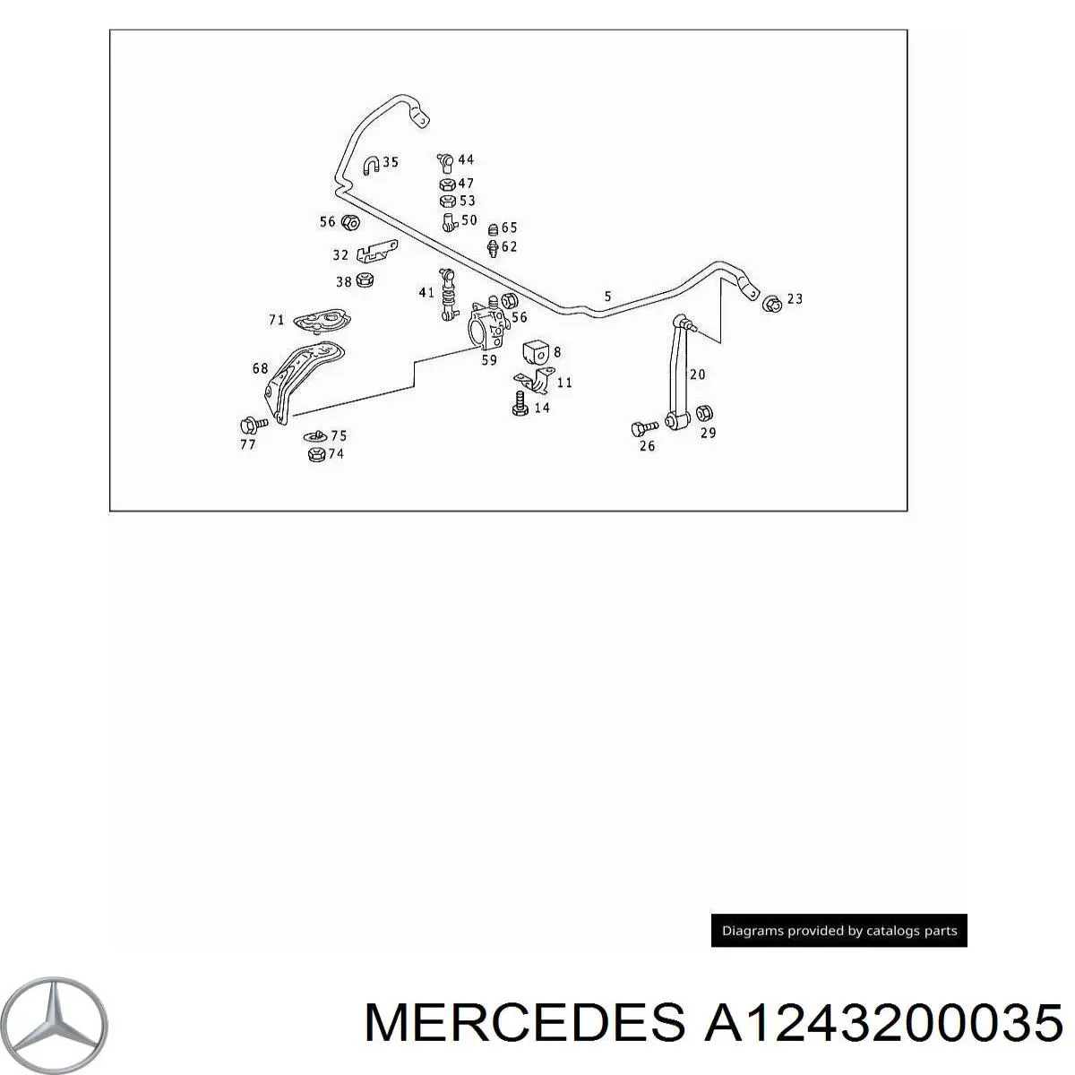 A1243200035 Mercedes 