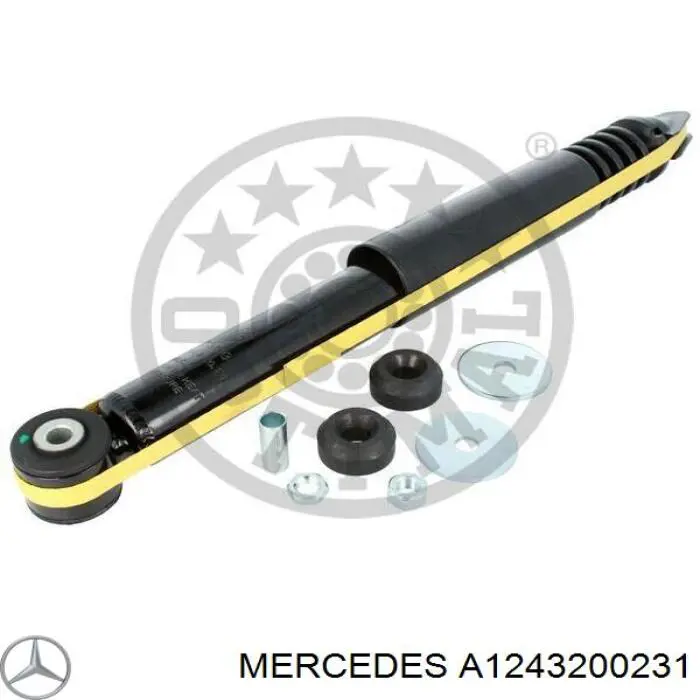 A1243200231 Mercedes амортизатор задний