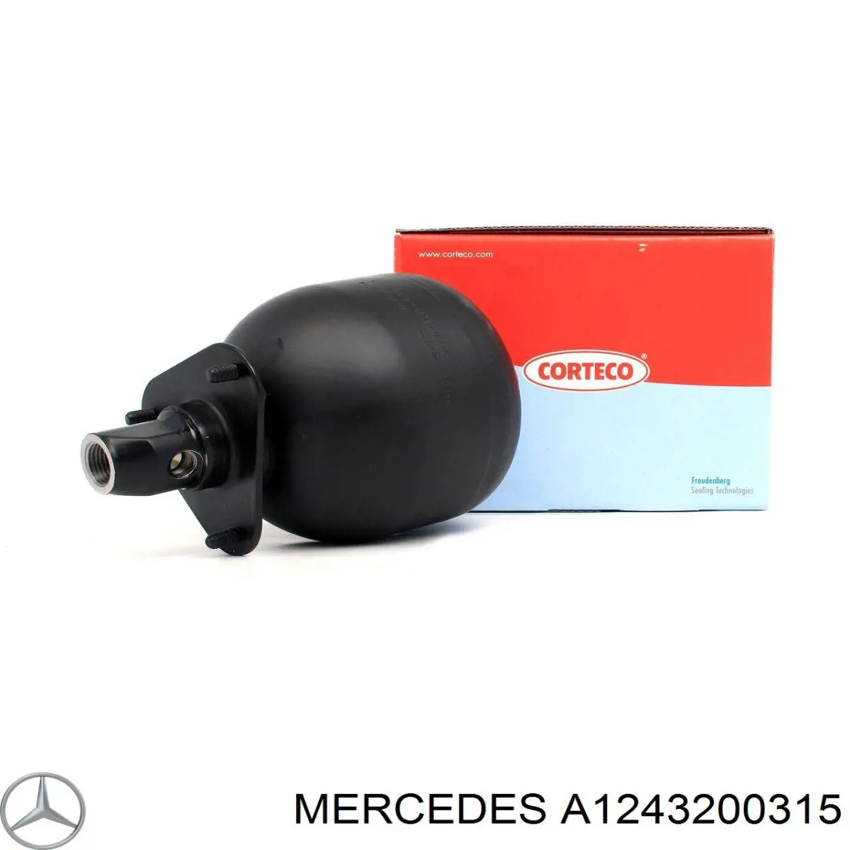 Гидроаккумулятор системы амортизации задний Mercedes A1243200315 цена, от 122.28 USD