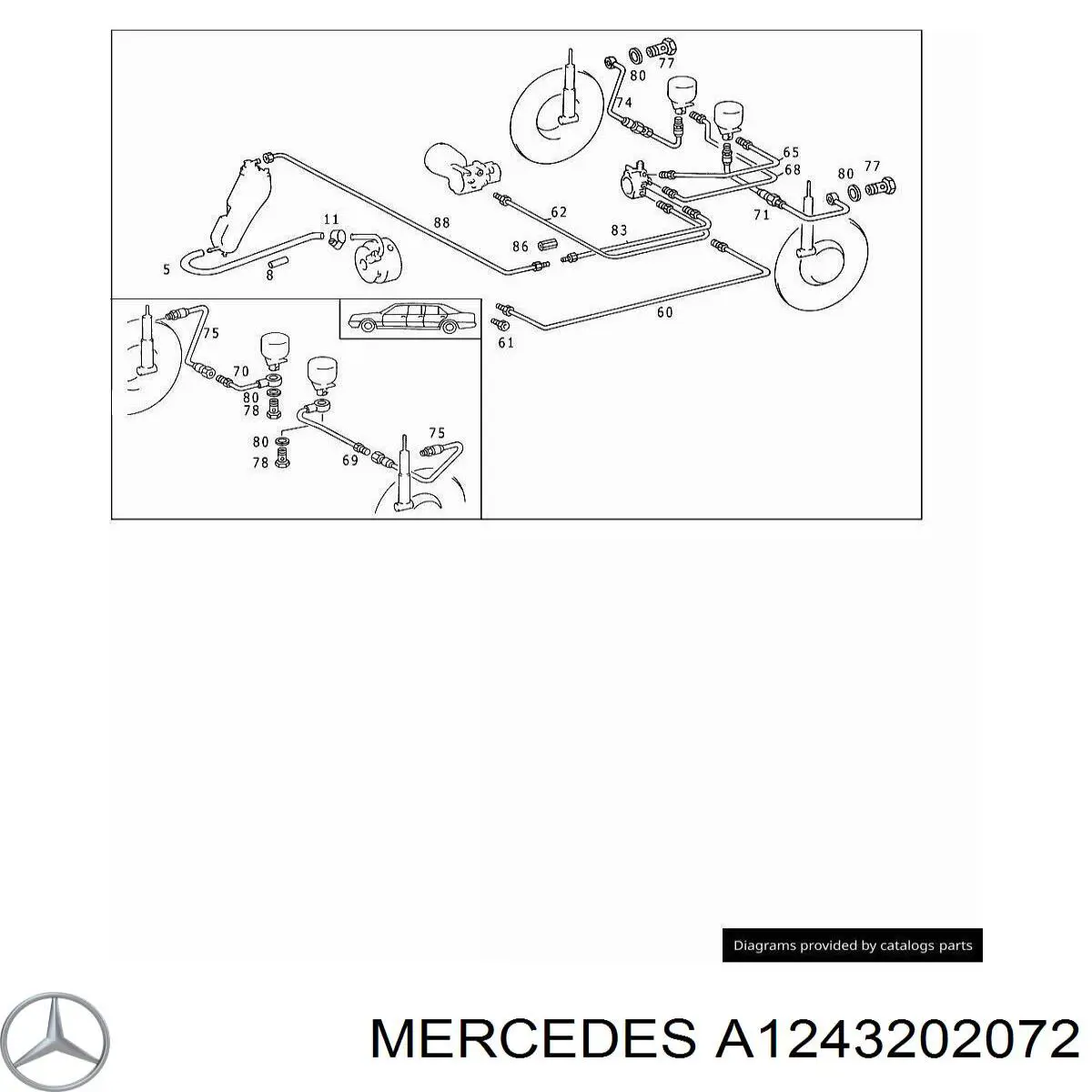 A1243202072 Mercedes 