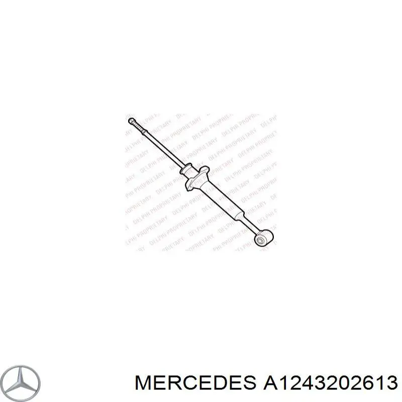 Стойка амортизатора задняя Mercedes 1243202613 цена, от 492.79 USD