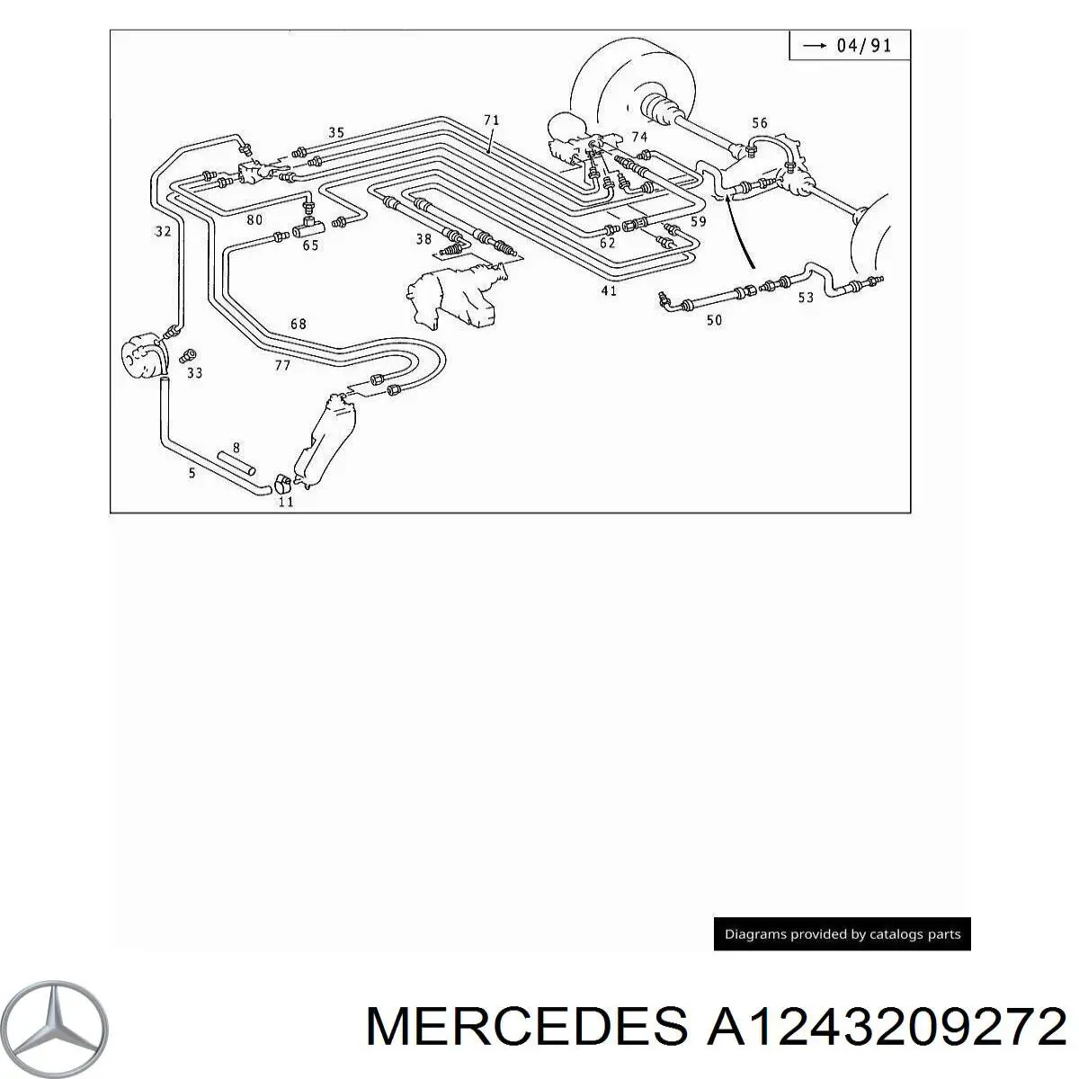  Mercedes A2024206428 цена, от 64.62 USD