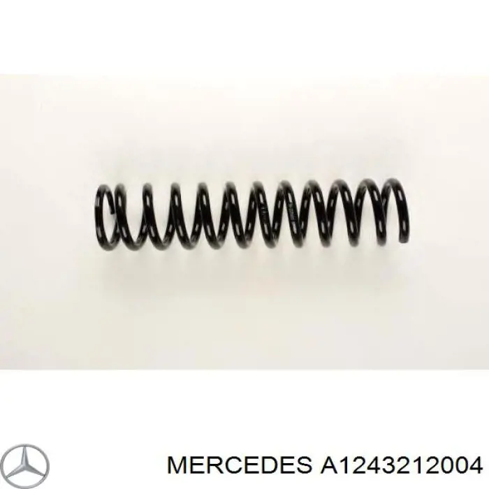 A1243212004 Mercedes пружина передняя