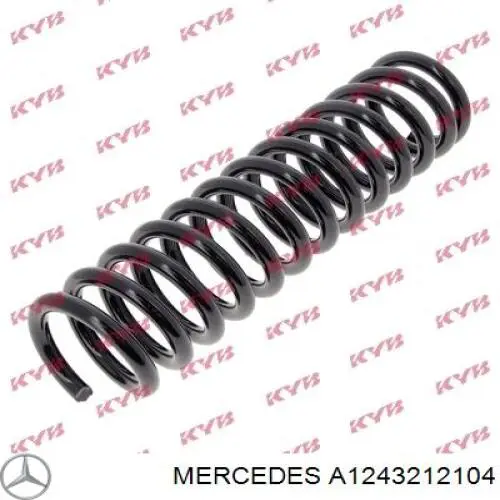A1243212104 Mercedes Пружина передней подвески
