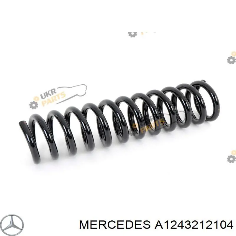 Пружина амортизатора передняя Mercedes A1243212104 цена, от 35.94 USD