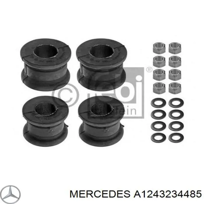 A1243234485 Mercedes втулка стабилизатора переднего внутренняя