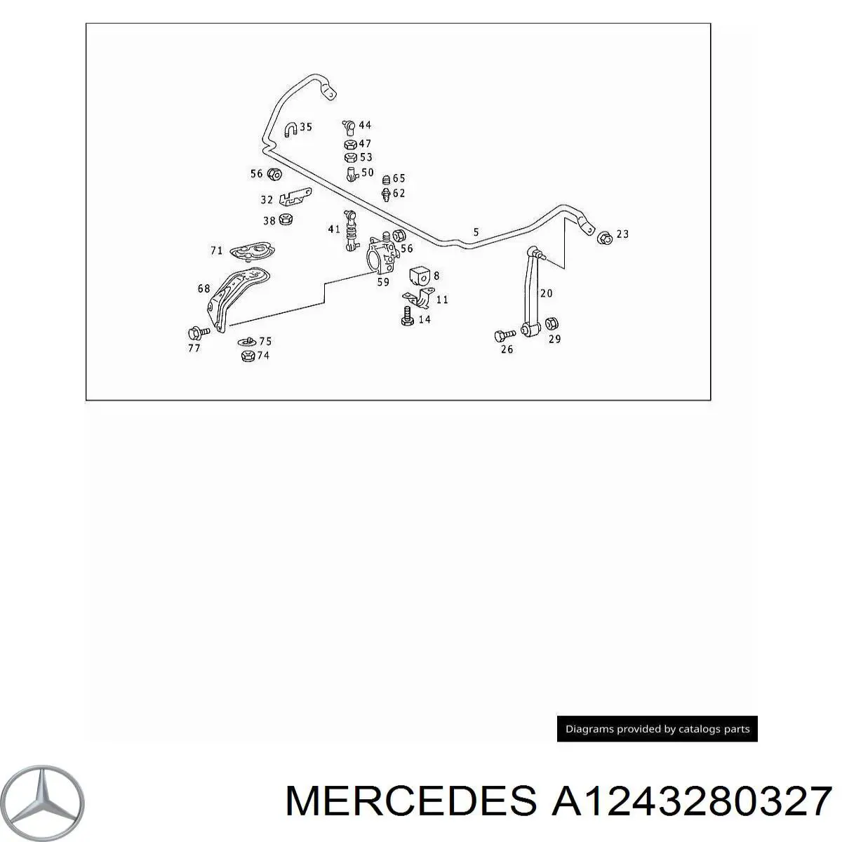 A1243280327 Mercedes 