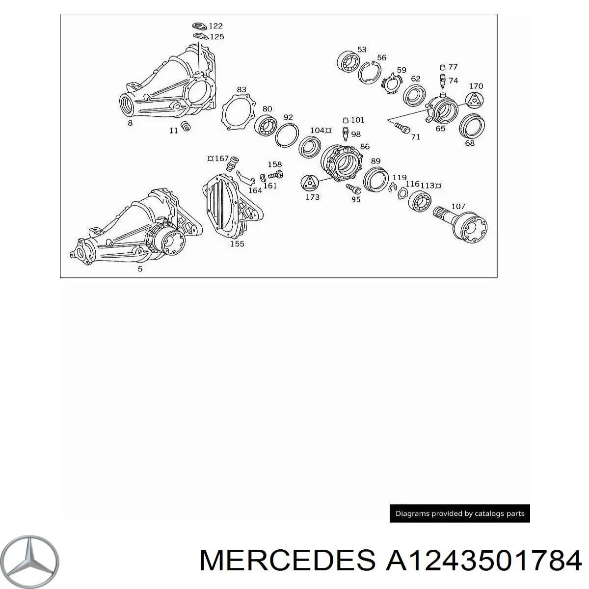 A1243501784 Mercedes 