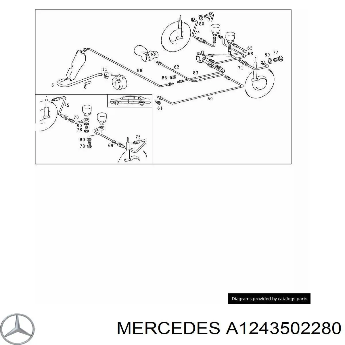 A1243502280 Mercedes 