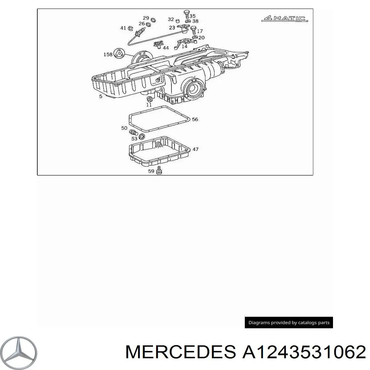  Mercedes A1243531062 цена, от 2.27 USD