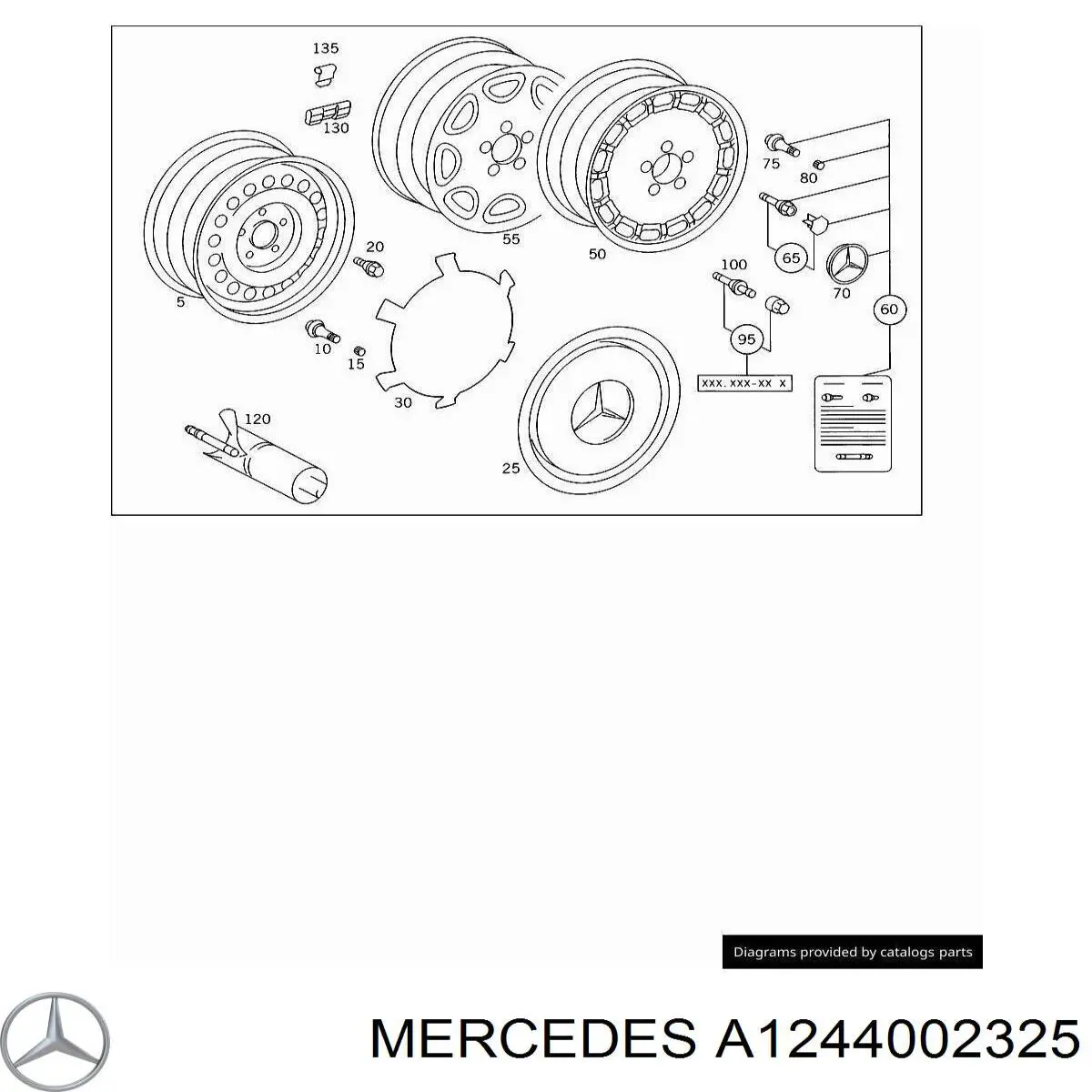  A1244002325 Mercedes