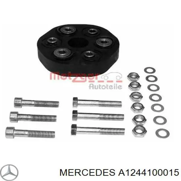 Купить A1244100015 Mercedes Муфта кардана эластичная передняя
