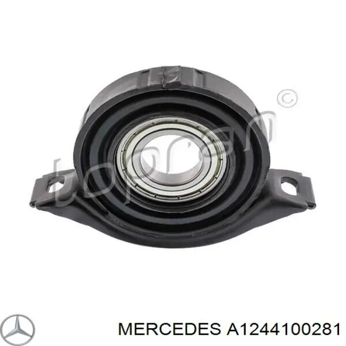 Муфта подвесного подшипника карданного вала A1244100281 Mercedes