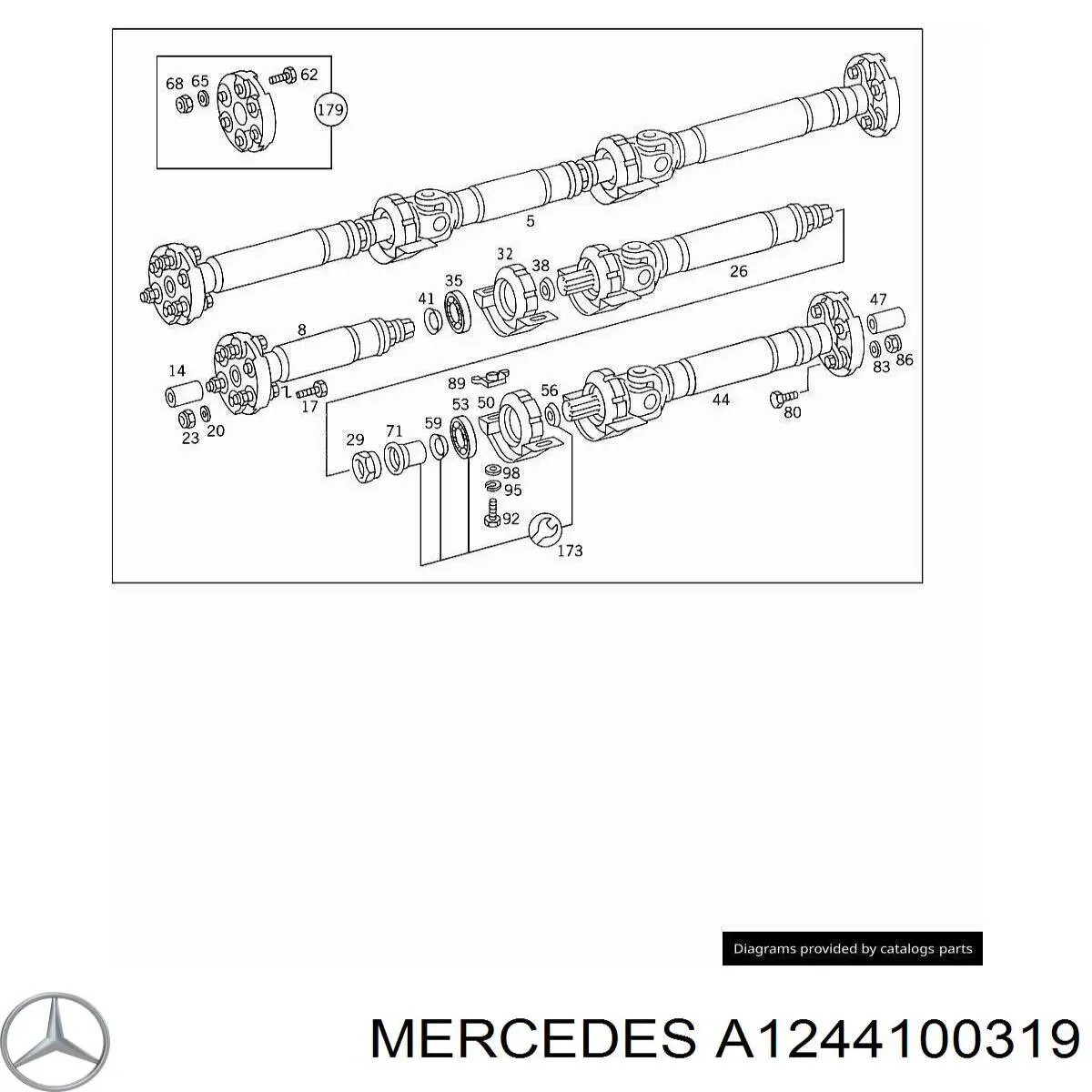  A1244100319 Mercedes