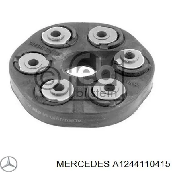 A1244110415 Mercedes муфта кардана эластичная передняя/задняя