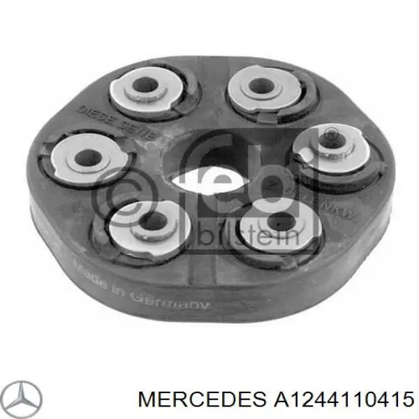 A1244110415 Mercedes Муфта кардана эластичная, перед./зад.