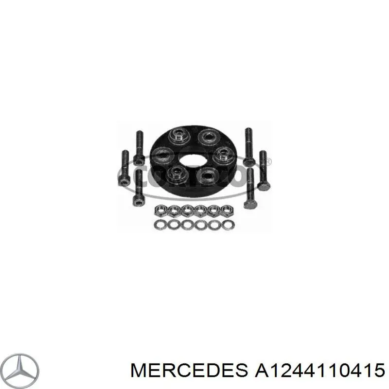 Купить A1244110415 Mercedes Муфта кардана эластичная передняя/задняя
