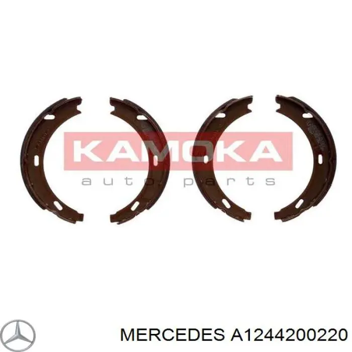 Тормозные колодки стояночного тормоза Mercedes A1244200220 цена, от 10.12 USD