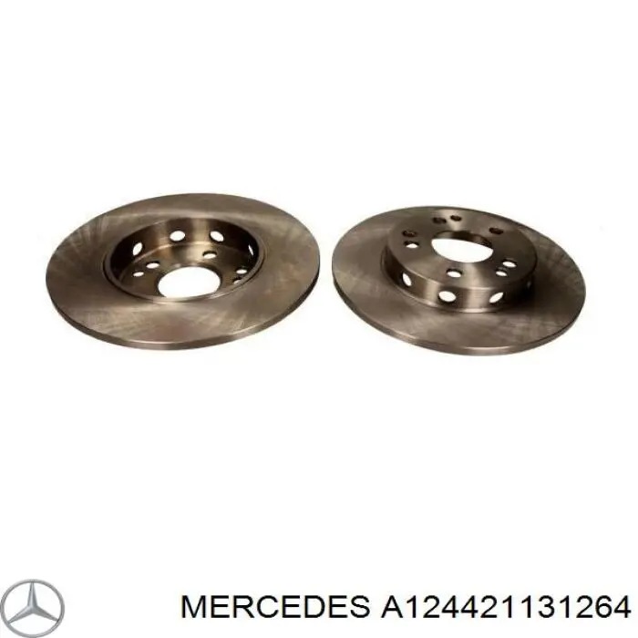 A124421131264 Mercedes диск тормозной передний