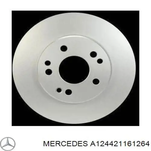 A124421161264 Mercedes диск тормозной передний