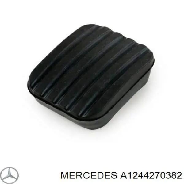 1244270382 Mercedes placa sobreposta de pedal do freio
