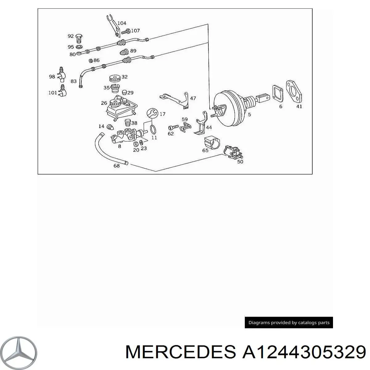 A1244301329 Mercedes 