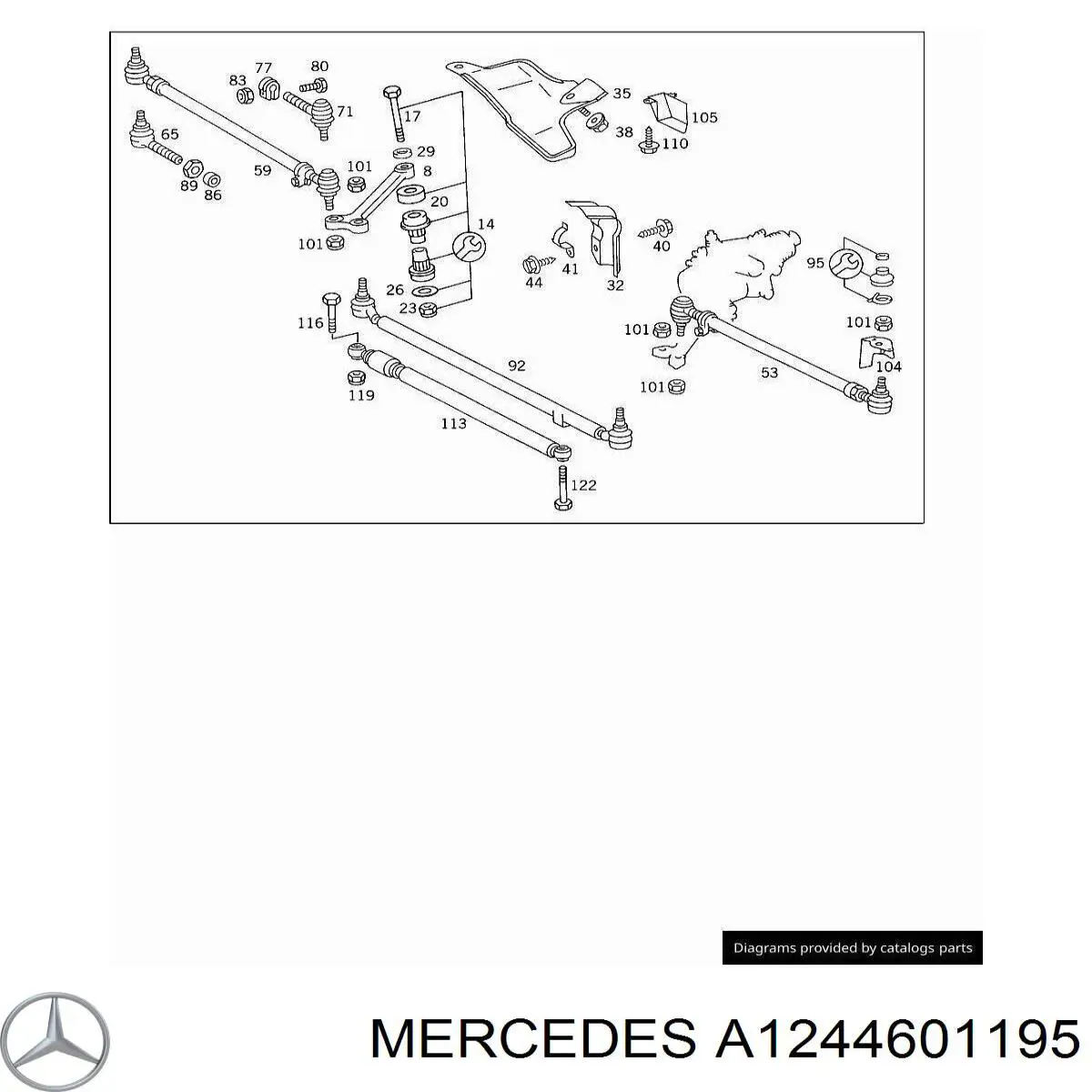 A1244601195 Mercedes 