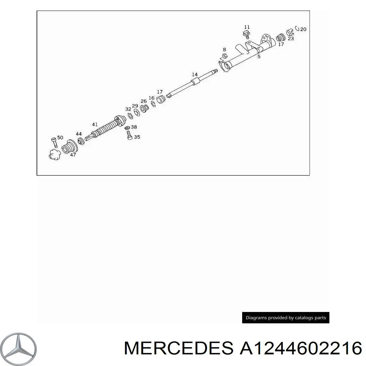 Рулевая колонка Mercedes E седан (W124) (1993 - 1995) цена, от 19.77 USD