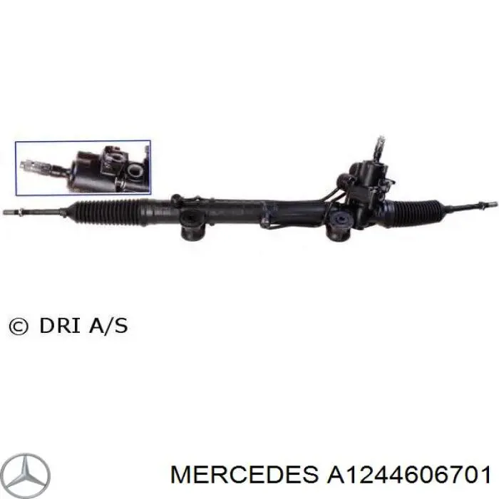 1244606701 Mercedes механизм рулевой (редуктор)
