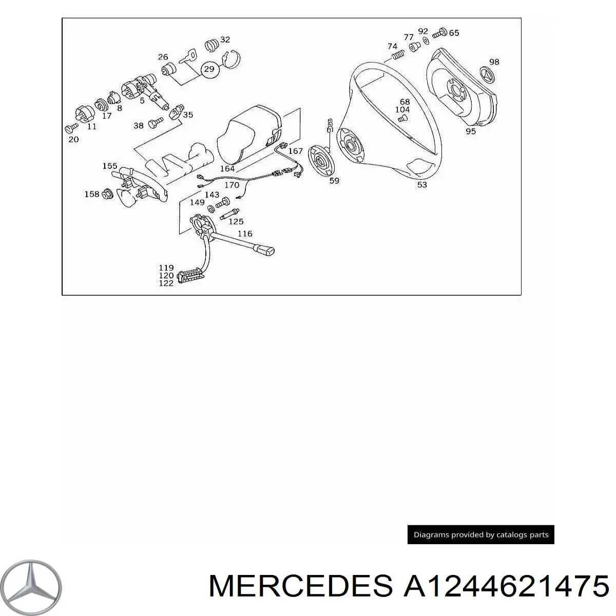  Mercedes A1244621475 цена, от 4.23 USD