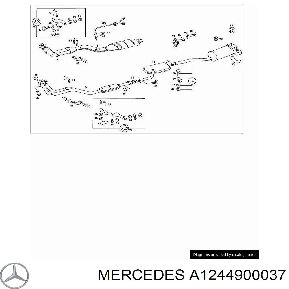  A1244900037 Mercedes