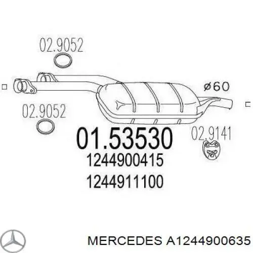  A1244900635 Mercedes