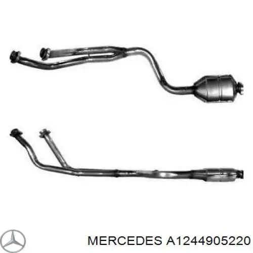 Катализатор A1244905220 Mercedes