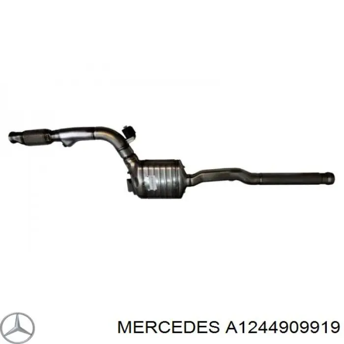 Труба приемная глушителя Mercedes A1244909919