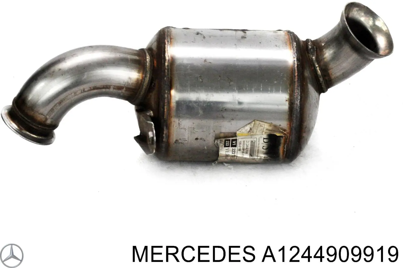 A1244909919 Mercedes Штаны глушителя передние