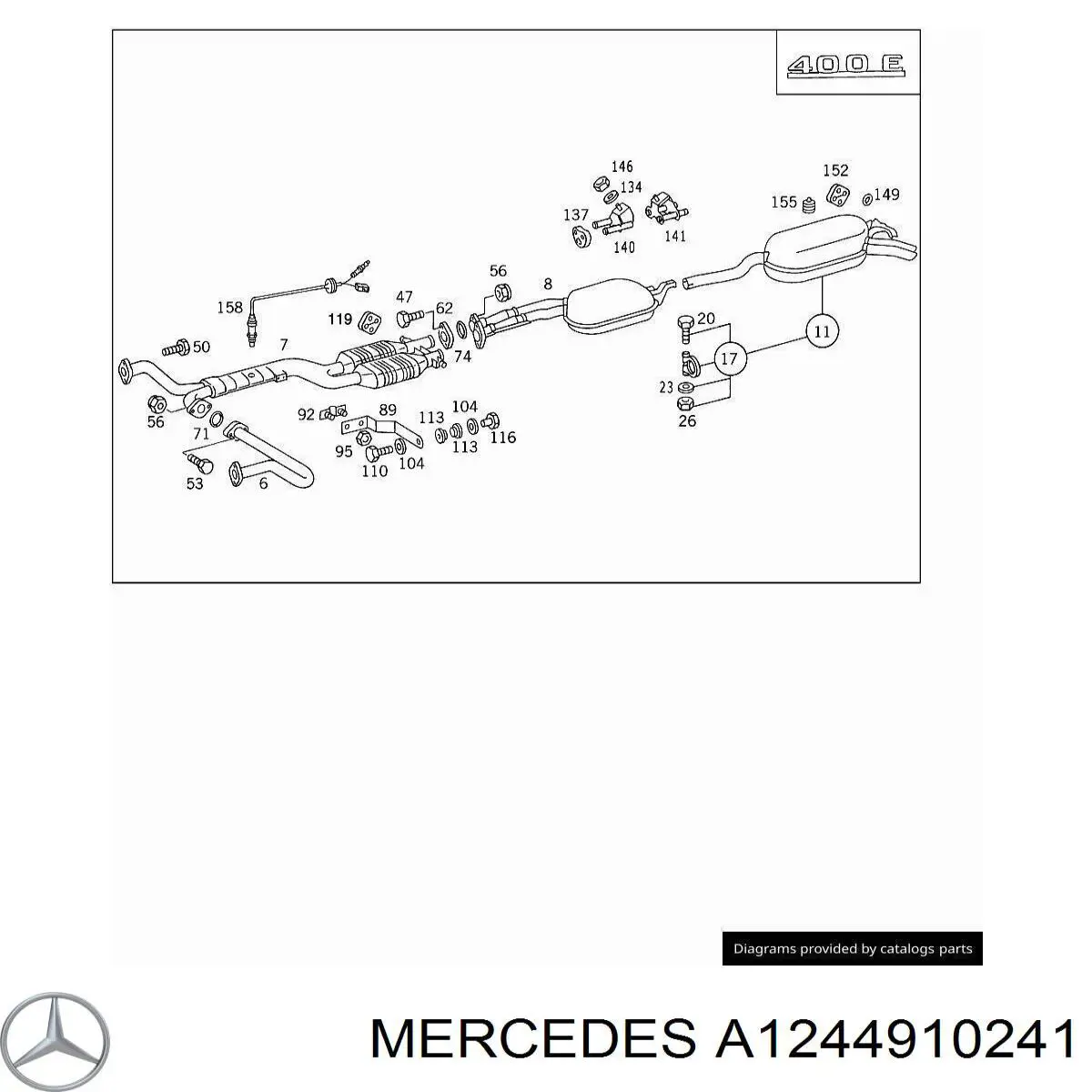 A1244910241 Mercedes 
